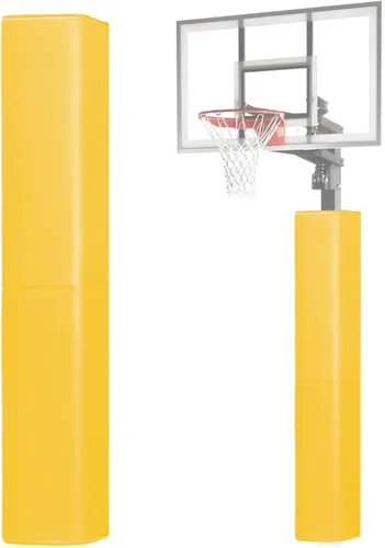 Miniatura 10 de Almohadilla para bastón de baloncesto de 72 pulgadas de alto y 2 y 4 pulgadas de grosor, se adapta a postes de 4 x 4, 5 x 5 pulgadas, 6 x 6