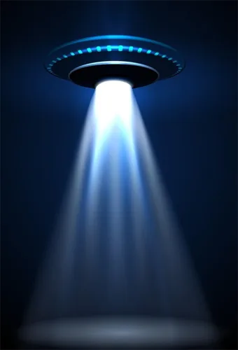 Miniatura 4 de Leyiyi Fondo de fotografía de 3 x 5 pies, telón de fondo de nave espacial OVNI Fiesta de Feliz Cumpleaños Avión Alien Luz Universo Viaje Espacio