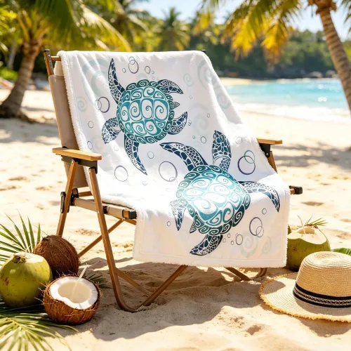 Miniatura 5 de Sleepwish Manta de vellón de tortuga marina para niños, suave felpa azul aguamarina, manta sherpa de tortuga para sofá, regalo para amantes