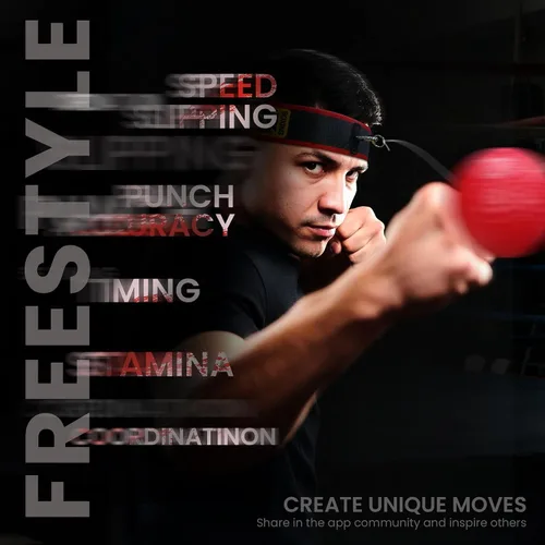 Miniatura 3 de YMX BOXING Ultimate Reflex Ball Set – 4 React Reflex Ball Plus 2 diademas ajustables, ideal para reflejos, sincronización, precisión, enfoque