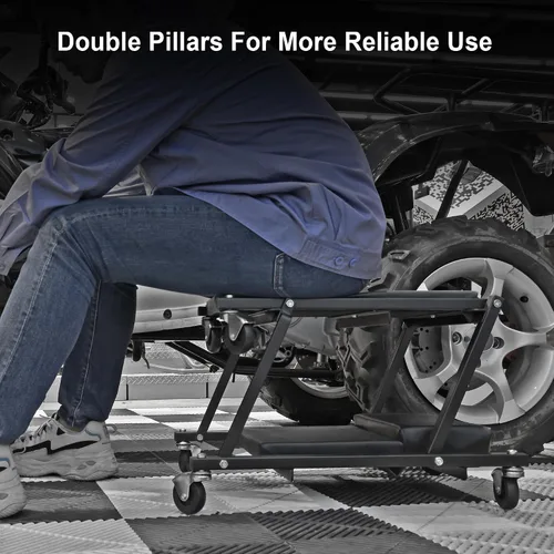 Miniatura 8 de Torin 36" Plataforma rodante plegable para auto, plataforma de taller para auto 2 en 1, plataforma para taller de auto, capacidad de 300 libras
