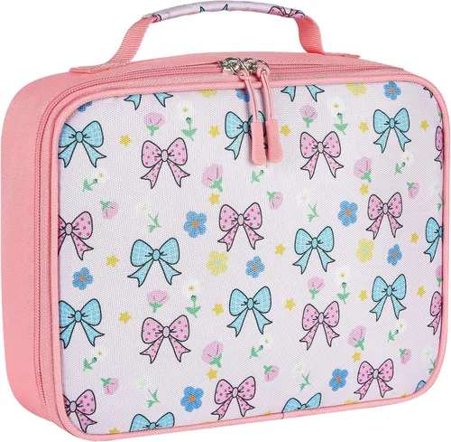 Miniatura 8 de Lonchera para niños, bonita bolsa de almuerzo aislada para niños, lonchera escolar impermeable, regalo para adolescentes y adultos, bolsa