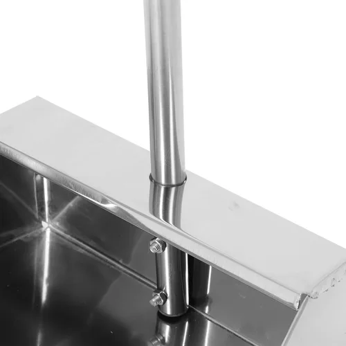 Miniatura 5 de Lurrose Recogedor vertical con mango largo, pala de basura de gran capacidad para limpieza del hogar, agarre ergonómico, diseño resistente al