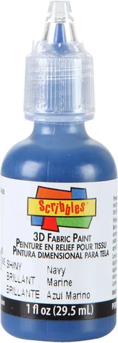 Miniatura 23 de Scribbles 13903 - Pintura de tela 3D brillante, color blanco