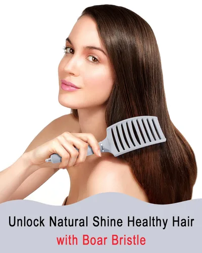 Miniatura 4 de KTKUDY Cepillo desenredante para cabello teñido, fino y frágil – Elimina nudos y reduce la rotura cepillo para cabello húmedo y seco – Cepillo