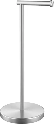 Miniatura 8 de KES Soporte de papel higiénico SUS 304 Acero inoxidable Pedestal a prueba de óxido Soporte de rollo de papel de tocador Soporte de piso Moderno Gris