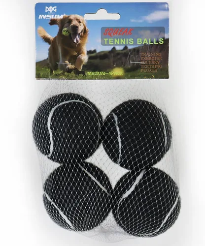 Miniatura 13 de INSUM Pelotas de tenis pequeñas para perros, paquete de 12 pelotas chirriantes de 2.0 pulgadas para razas pequeñas, certificación SGS no tóxicas