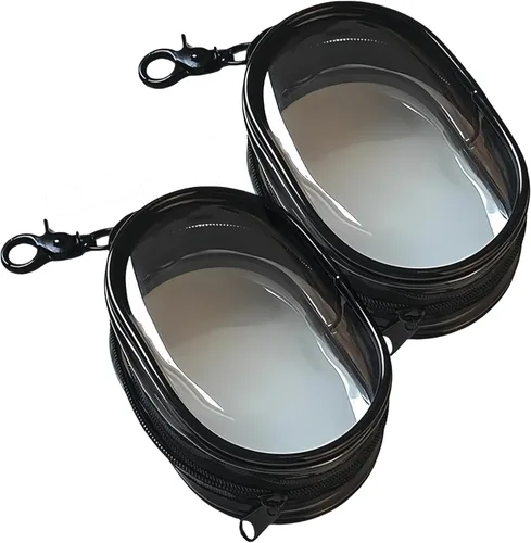 Miniatura 7 de Bolsa de almacenamiento para cables de carga, organizador compacto transparente para viajes, cables de datos, auriculares y más Mini organizador