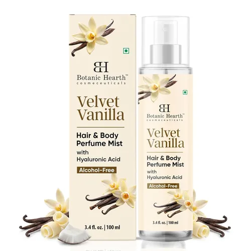 Miniatura 12 de Botanic Hearth Café Bean Perfume para el cabello y niebla corporal con ácido hialurónico – Spray corporal sin alcohol para fragancia duradera e