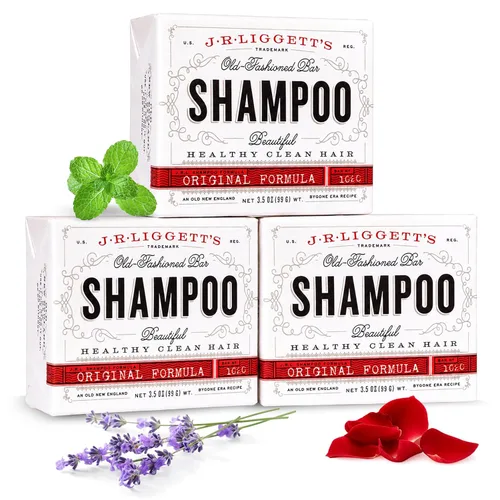 Miniatura 23 de J·R·LIGGETT'S Barra de Champú – Árbol de Té, Jojoba y Menta, Aceites de Coco y Argán – Barra de Champú Sólida Totalmente Natural, Sin Sulfatos, Sin
