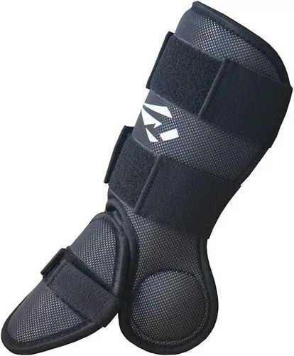 Miniatura 5 de Rawxy Protector de pierna de softbol de béisbol de bateadores, protector de pies, espinillera