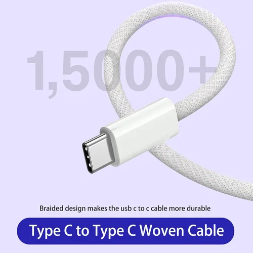 Miniatura 5 de Cargador para iPhone 16 15 de carga rápida, 2 unidades de 20 W, cargador de pared USB C, bloques de adaptador, cubo con cable de carga rápida USB C