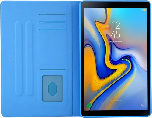 Miniatura 5 de LCHDA Funda para Samsung Galaxy Tab A8 10.5 2021 (SM-X200 / SM-X205), soporte delgado con tapa para folio, cubierta pintada inteligente, piel