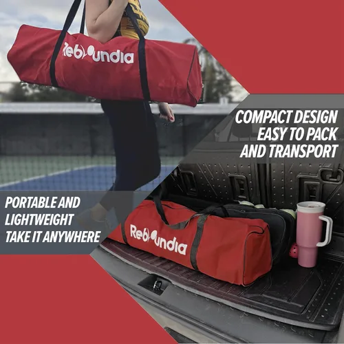Miniatura 4 de Sistema de Red de Pickleball Portátil Reboundia - Red de Pickleball de Tamaño Reglamentario Oficial para Uso en Exteriores e Interiores, Redes