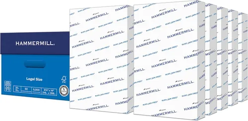 Miniatura 6 de Hammermill Papel para impresora, papel de copia de 20 libras, 8.5 x 11 pulgadas, 5 resmas (2500 hojas), 92 brillante, fabricado en los Estados Unidos