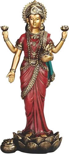 ICE ARMOR Estatua hindú de la diosa Krishna de 8 pulgadas de alto, adorno para decoración del hogar, habitación e ideas de regalo para inauguración