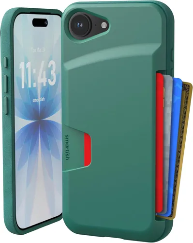 Miniatura 130 de Smartish - Funda tipo cartera para iPhone 11, diseño de cartera volumen 1 [delgada + protectora] con tarjetero - probada para caídas con ranura