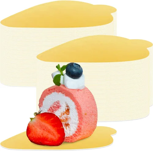200 piezas de mini tablas para tartas, tableros de mousse en forma de hojas, mini bases para pasteles, cupcakes, postres, bandejas de cartón, base