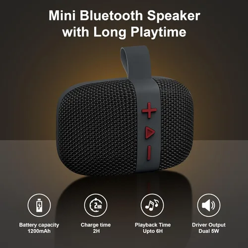 Miniatura 2 de Fisher Altavoces Bluetooth portátiles, altavoces con clip Bluetooth inalámbricos, altavoz impermeable IPX5, altavoz Bluetooth de potencia máxima