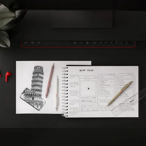 Miniatura 6 de Rotring 600 Bolígrafo metálico de bola, punta media, tinta negra, barril blanco perla, recargable, 1 unidad - Escritura suave, estilo, comodidad