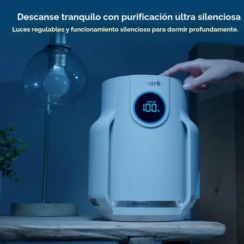 Miniatura 9 de Purificador de Aire Shark para el Hogar, NeverChange Compact Pro, para Dormitorio, Habitación Infantil, Oficina en Casa, Residencia Universitaria