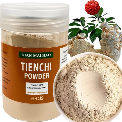 100% polvo natural puro puro de Yunnan Wenshan Notoginseng Tien Chi Root San Qi Tienchi 8.82 oz
