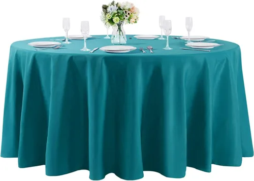 Miniatura 66 de Cupuamon - Mantel rectangular de 60 x 84 pulgadas, tela de poliéster lavable para decoración de bodas, fiestas, cenas y banquetes