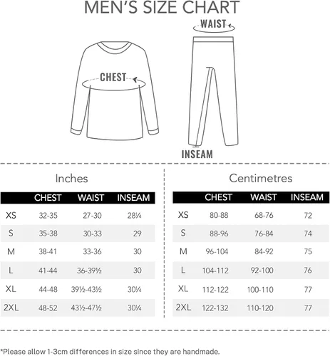 Miniatura 6 de LAPASA Men's Thermal Underwear Set Soft Fleece Lined Long Johns LightMidHeavy Weight Base Layer Top & Bottom M11M24M57