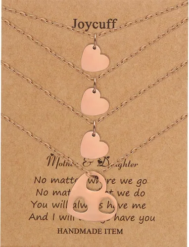 JoycuFF Gifts for Mom Mother Daughter Matching Necklace Gifts for Mama Necklace for Women Mommy Me Jewelry for Birthday Christmas