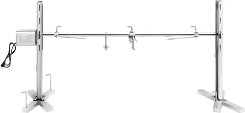 Kit de parrilla de acero inoxidable para asador, soporte de asador de trípode de 52 pulgadas, con capucha de cordero de cerdo de 52 pulgadas, asador