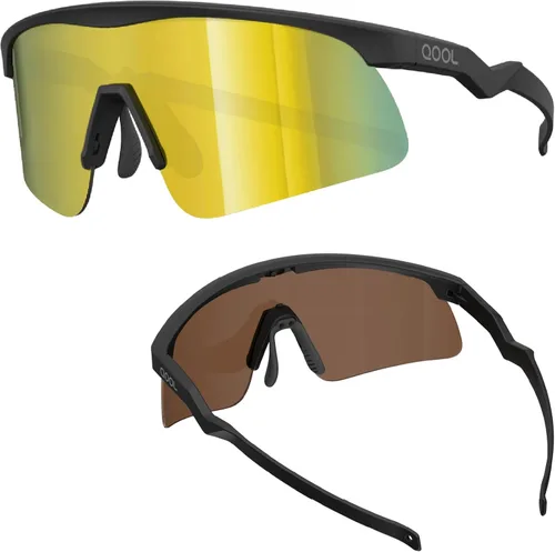 Miniatura 12 de Living out your qool time QOOLTIME Z87 - Gafas de sol deportivas para ciclismo, hombres, mujeres, jóvenes, pickleball para correr, béisbol
