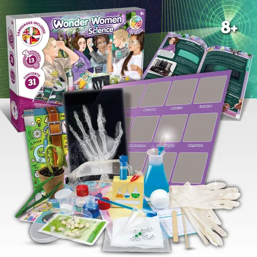 Miniatura 3 de Science4you Wonder Women - Kit de ciencia con experimentos científicos para niños de 8 a 12 años, juguete para niñas de 8 años en adelante con juego