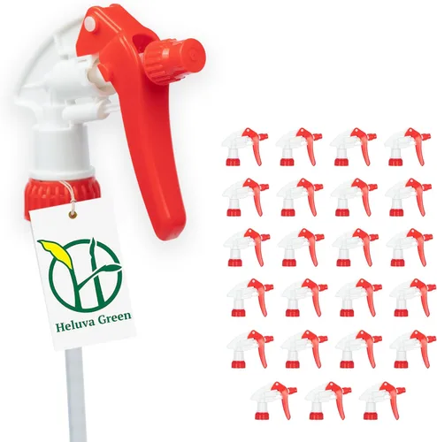 Miniatura 7 de Heluva Green Reemplazo de boquilla de botella de aerosol, solo tapas de botella - Disparadores de boquilla de rociador para soluciones de limpieza