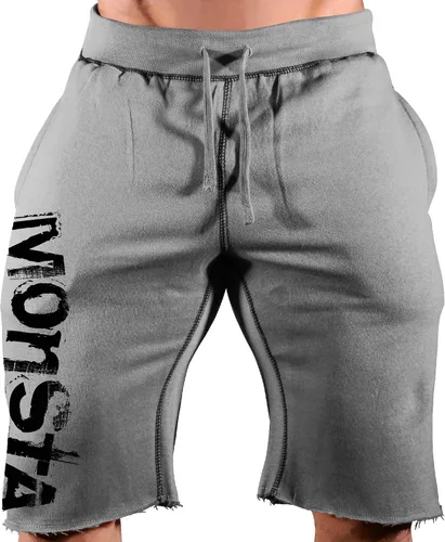 Miniatura 2 de Monsta Clothing Co. Pantalones cortos de entrenamiento de culturismo para hombre (Signature Monsta)
