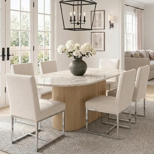 Miniatura 36 de HNY Juego de 2 sillas de cocina modernas, silla de cocina y comedor de cuero PU, silla de comedor tapizada silla auxiliar con marco de metal
