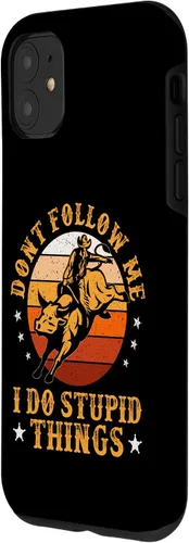 Miniatura 17 de Carcasa vintage para iPhone XS Max Don't Follow Me I Do Stupid Things