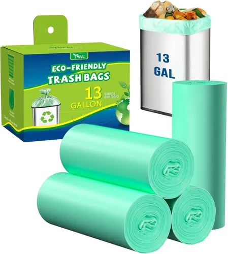 Miniatura 9 de Bolsas de basura pequeñas de 1.2 galones: YHEEL Bolsas de basura para baño sin perfume, bolsas de basura pequeñas, bolsas de basura fuertes y a