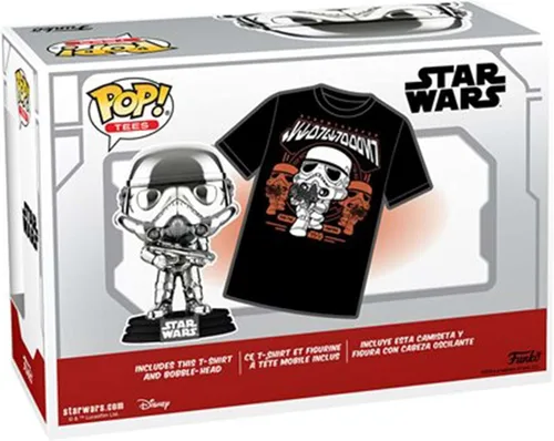 Miniatura 2 de Funko Pop! & Tee: Star Wars Stormtrooper- L