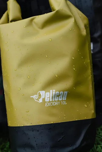 Miniatura 7 de Pelican Bolsa seca impermeable 10L/20L/30L - Reflectante - Exodry - Impermeable - Mantiene el equipo seco para kayak, playa, rafting y pesca Oliva