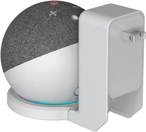 Miniatura 2 de ez-fit Soporte de pared Echo Dot, soporte de pared para Amazon Alexa Echo Dot 4ª generación accesorios de ahorro de espacio sin desorden