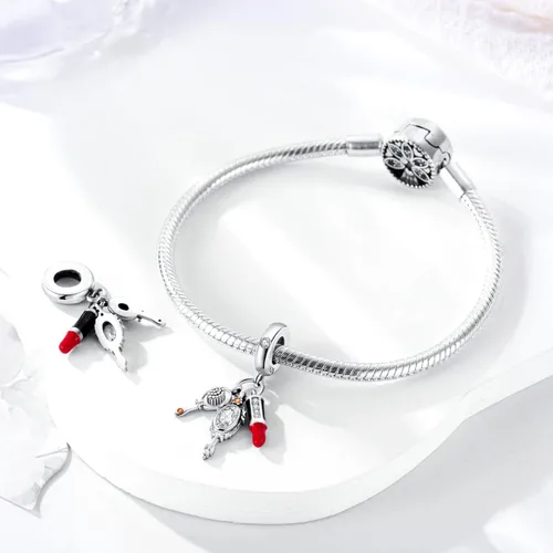 Miniatura 44 de Hapour Dijes de plata de ley 925 para pulseras, collar, joyería europea, colgante de cuentas para mujeres y madres