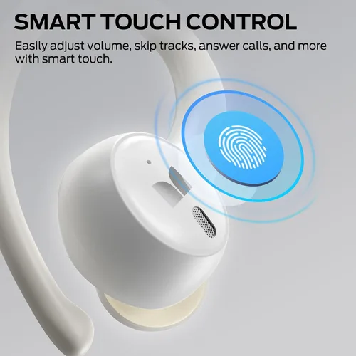 Miniatura 4 de Monster N-Lite 216 - Auriculares inalámbricos, deportivos con ganchos para los oídos, auriculares con cancelación de ruido, graves profundos estéreo