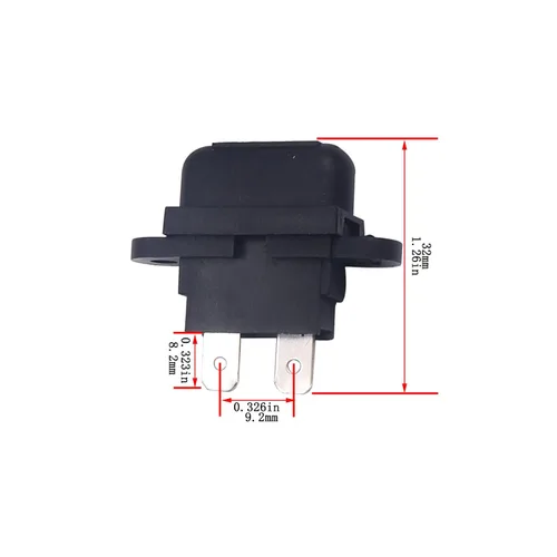 Miniatura 3 de 10 piezas de asiento de portafusibles estándar para automóvil, barco, camión, SUV con cubierta negra + 10 fusibles estándar de 10 amperios