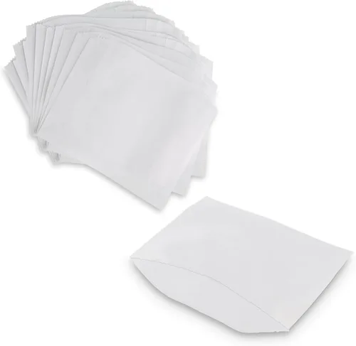 Miniatura 8 de MT Products Bolsas de Papel Blanco Pequeñas Personalizadas 6" x 4.5" - Bolsas de Galletas Blancas Desechables Personalizadas