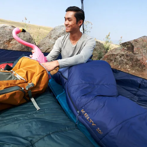 Miniatura 18 de Kelty Cosmic Relleno Sintético 20 Grados - Saco de Dormir para Mochileros – Correas de Compresión, Bolsa de Almacenamiento Incluida