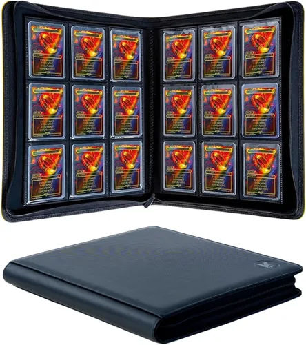 Miniatura 16 de Carpeta de tarjetas coleccionables de 2000 bolsillos, 20 bolsillos compatible con MTG, tarjetas deportivas y otras tarjetas de intercambio