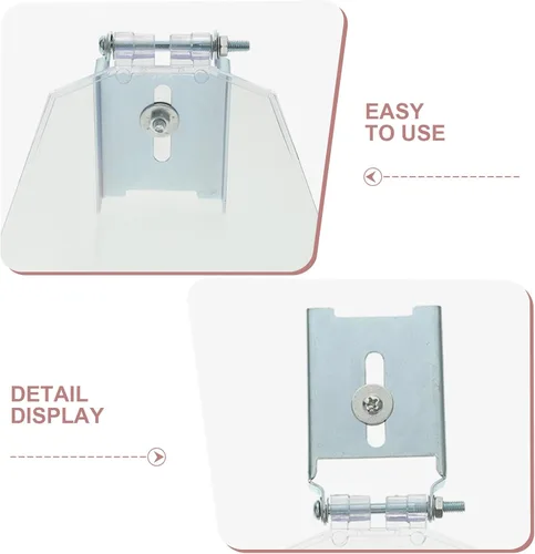 Miniatura 7 de TEHAUX Amoladoras de banco de banco, 2 piezas de tornillos de seguridad para banco de protección, kit de accesorios de repuesto para ángulo