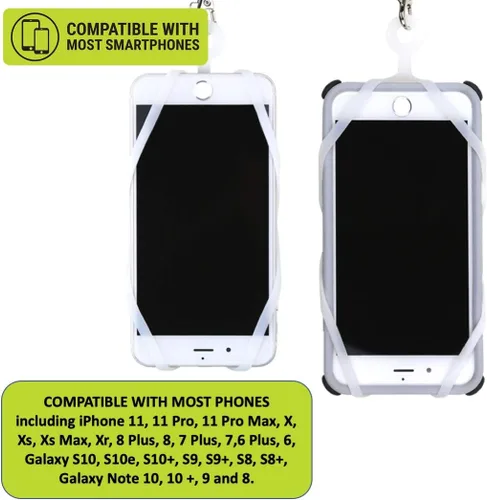 Miniatura 7 de Gear Beast - Correa universal para teléfono celular compatible con iPhone, Galaxy y la mayoría de teléfonos inteligentes, incluye funda