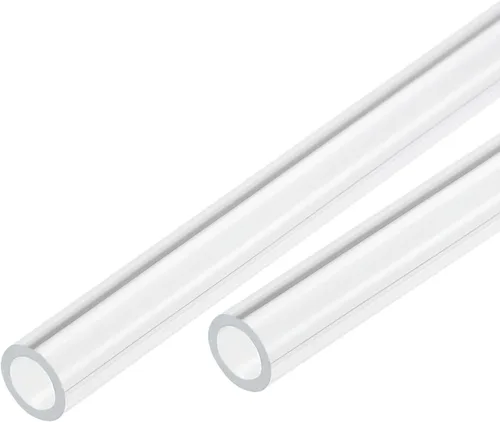 Miniatura 12 de MECCANIXITY Tubo acrílico transparente rígido redondo 18mm (0.7") ID 0.866 in (7/8") OD 14" para lámparas y linternas, sistema de refrigeración por