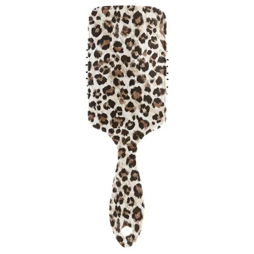 Cepillo de pelo con estampado de leopardo y guepardo, cepillos desenredantes de plástico, cepillo de pelo natural para mujeres y hombres color1